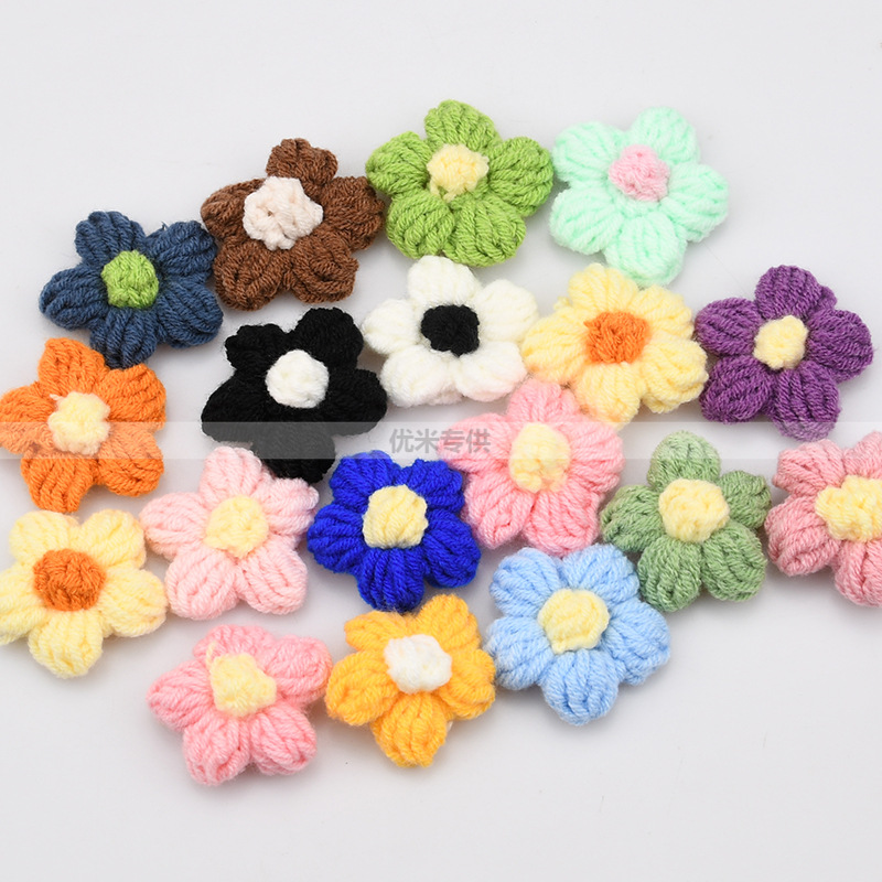 Craft Embellishment - Ręcznie Robione Aplikacje z Kwiatów z