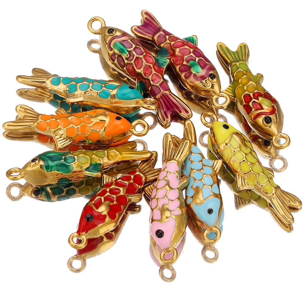 Embellishment Crafts - 2 szt. Zawieszki ze stali nierdzewnej