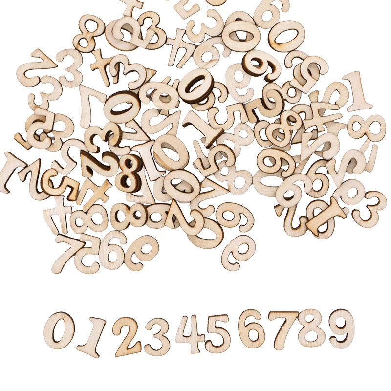 100szt Litery Drewniany Alfabe – Craft Embellishment recenzja i cena