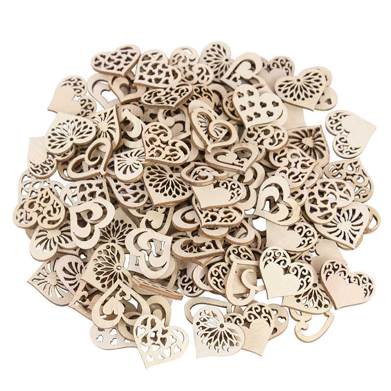 50/100 sztuk wydrążone serce w – Craft Embellishment recenzja i cena