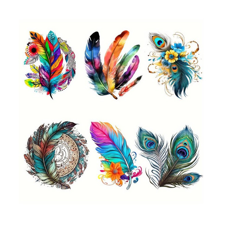 Kolorowe pióra w stylu bohemy  – Embroidery Craft recenzja i cena