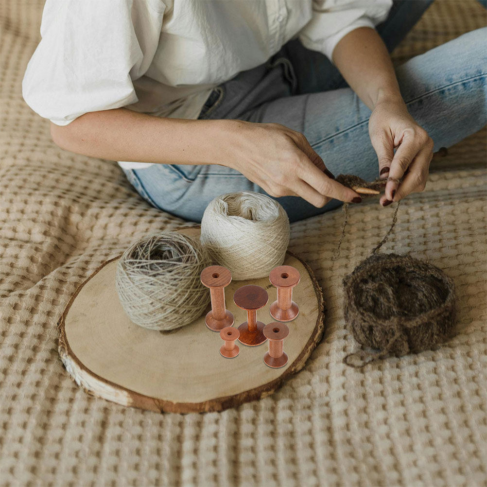 Zestaw 7 drewnianych szpulek n – Embroidery Craft recenzja i cena