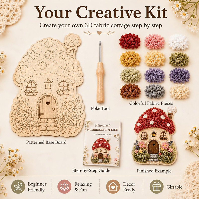 Zestaw DIY do tworzenia trójwy – Embroidery Craft recenzja i cena