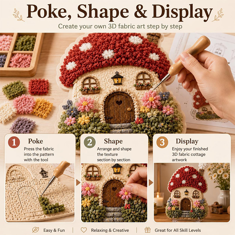 Zestaw DIY do tworzenia trójwy – Embroidery Craft recenzja i cena