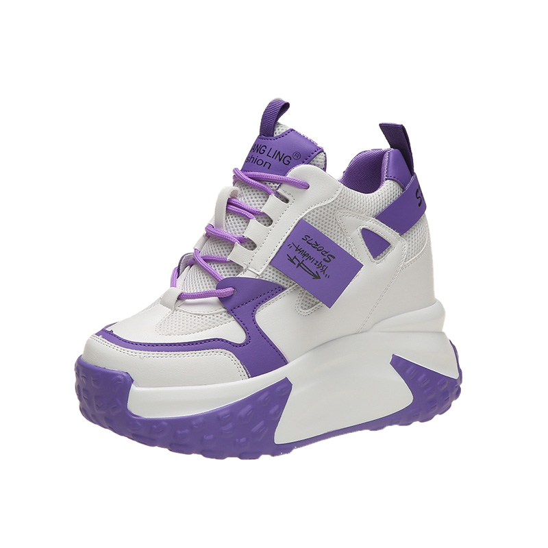 Damskie sneakersy na wysokiej  – Guipure Lace Panel recenzja i cena