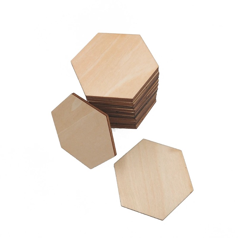 10-120mm Drewniane Sześciokątn – Craft Embellishment recenzja i cena