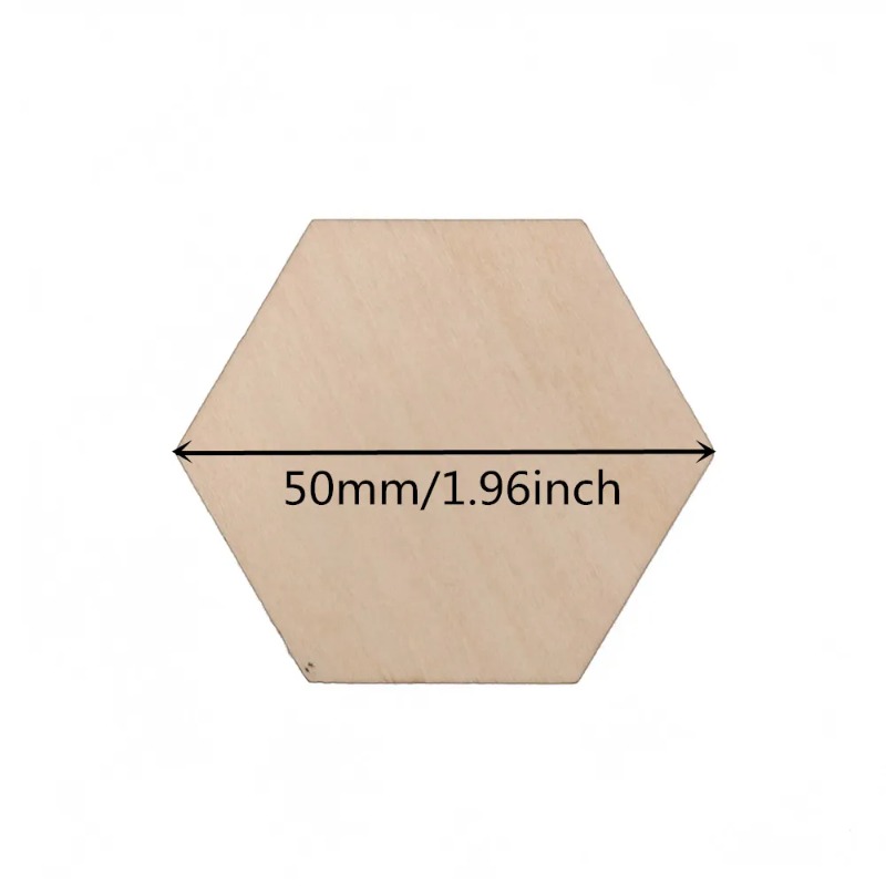 10-120mm Drewniane Sześciokątn – Craft Embellishment recenzja i cena